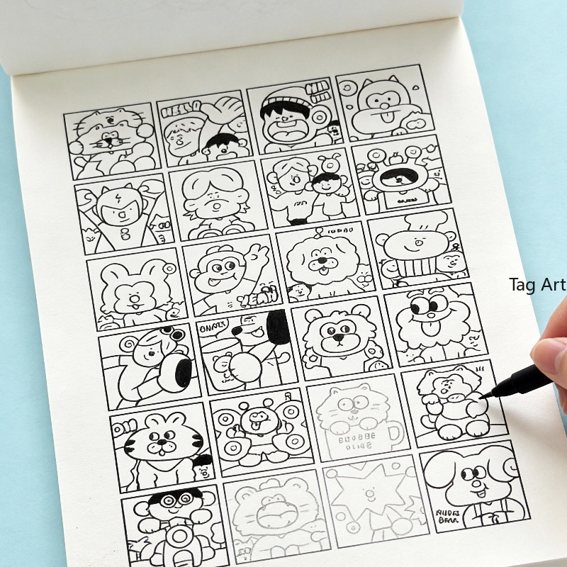 Food And Snacks Coloring Book Bold And Easy - Libro ilustrado para aliviar el estrés,
