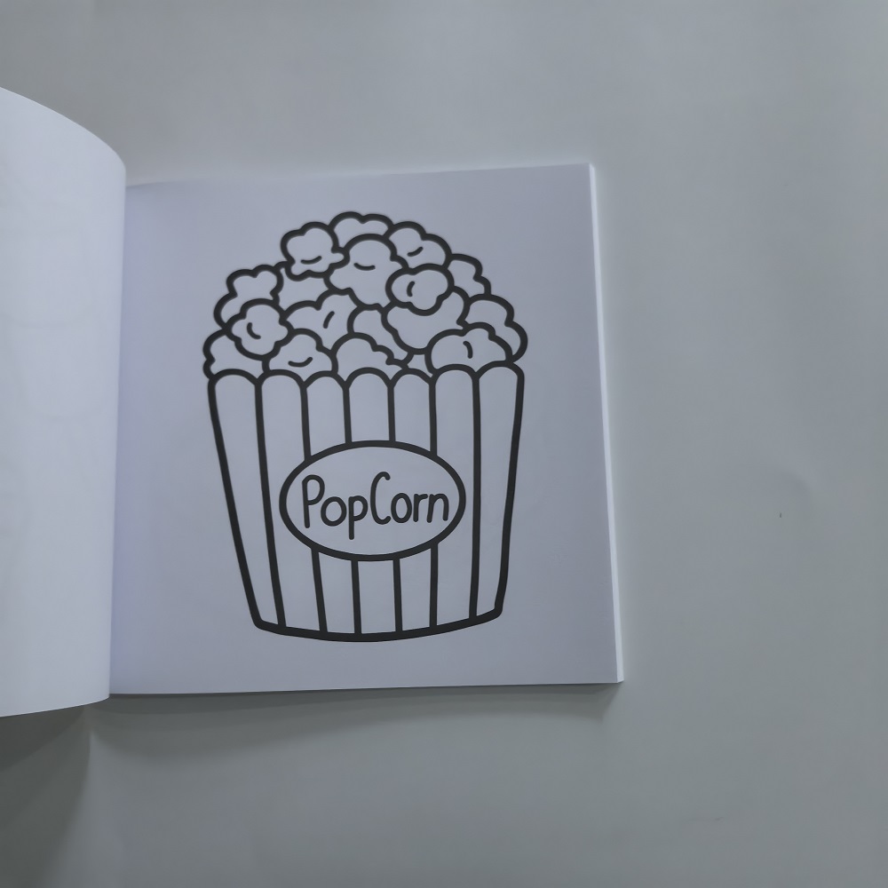 Libro para colorear de comida, - Food And Snacks Coloring Book Bold And Easy reseña y precio