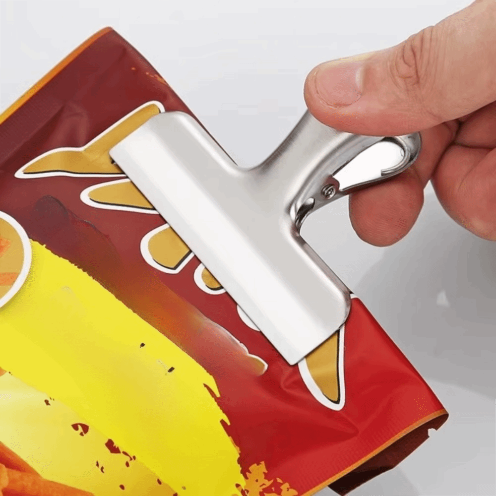 Juego de 8 Pinzas de Acero Ino - Food Snacks Corner reseña y precio
