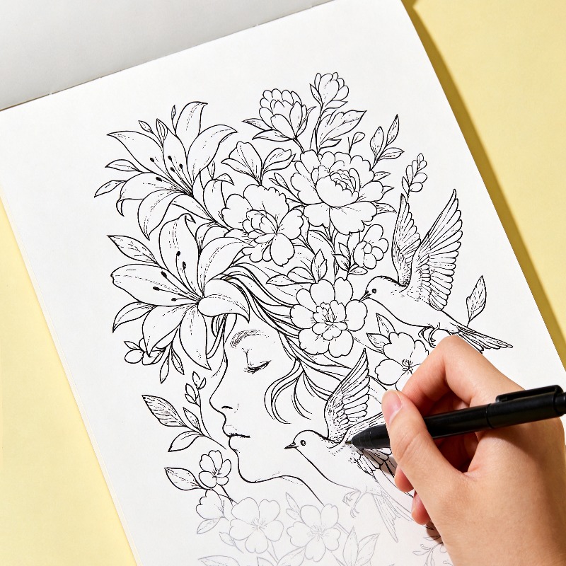 Libro de Colorear para Adultos - Food And Snacks Coloring Book Bold And Easy reseña y precio